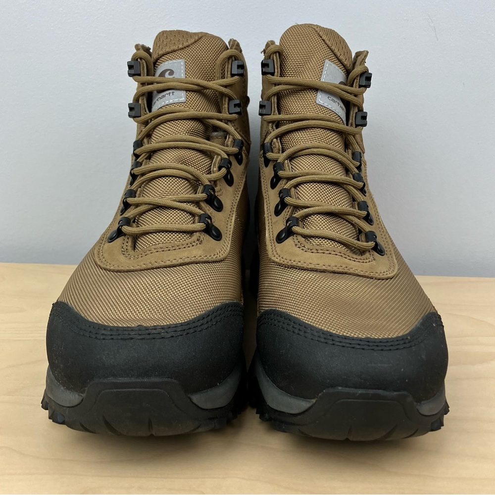 Carhartt Men’s Size 10.5 M Waterproof Brown Hiking Boots Arctic Grip FP5072 - Picture 5 of 12